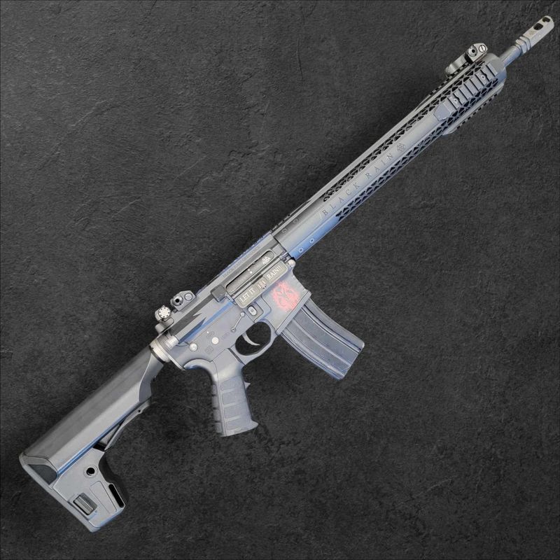 Used EMG Black Rain Ordnance BRO SPEC15 Licensed AR-15 Airsoft AEG Rifle