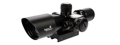 Lancer Tactical CA-414B 2.5-10X40 ER RED &amp; GREEN DUAL ILLUMINATED SCOPE