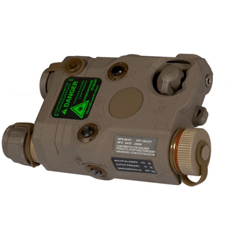 AC-377 AN/PEQ - 15 White LED Green laser w/ IR Lens