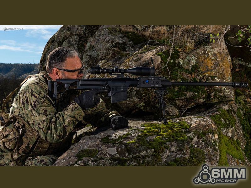 Barrett Licensed M98B MRAD w/ Folding Stock Airsoft AEG Sniper Rifle by 6mmProShop