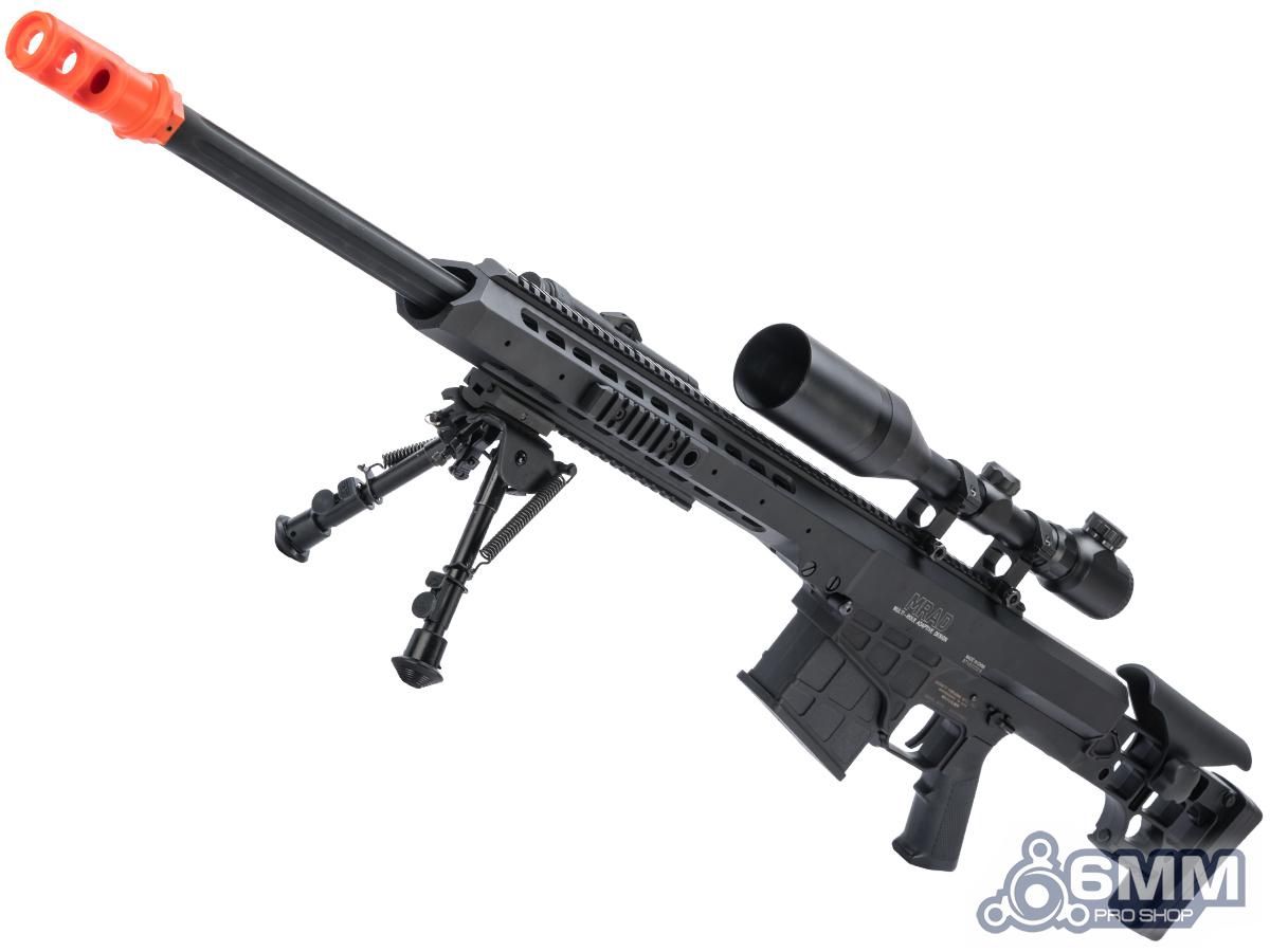 Barrett Licensed M98B MRAD w/ Folding Stock Airsoft AEG Sniper Rifle by 6mmProShop