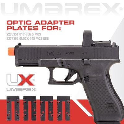UX OPTIC ADAPTER PLATES (4pack GHK MOS)