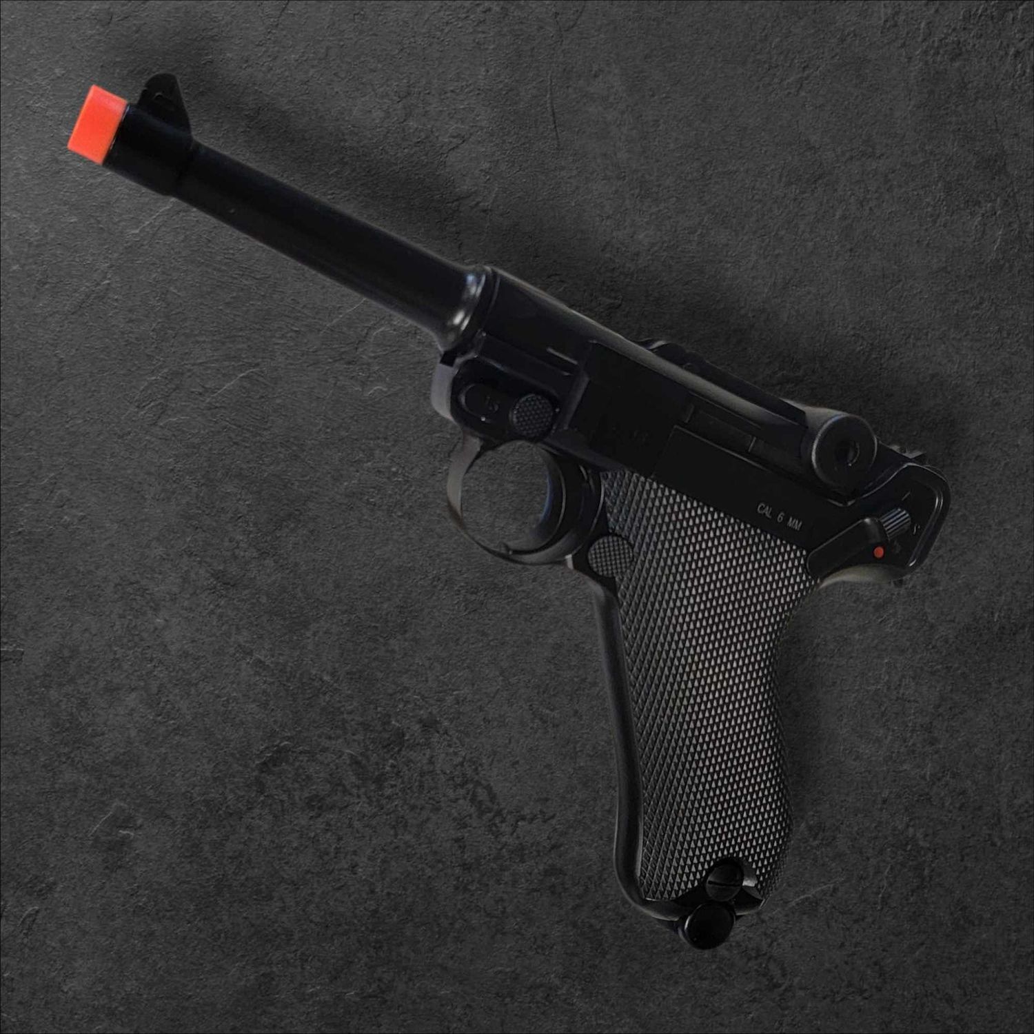 Used KWC WWII Full Metal P08 Luger CO2 Powered Airsoft Pistol