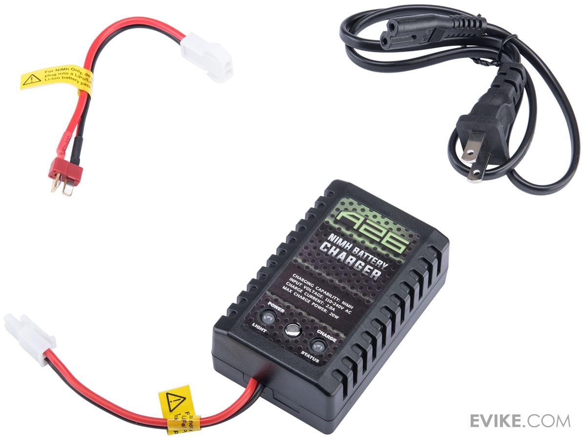 Airsoft A26 / X-7 Compact Smart Charger for NiMH AEG Batteries by SoftAir USA