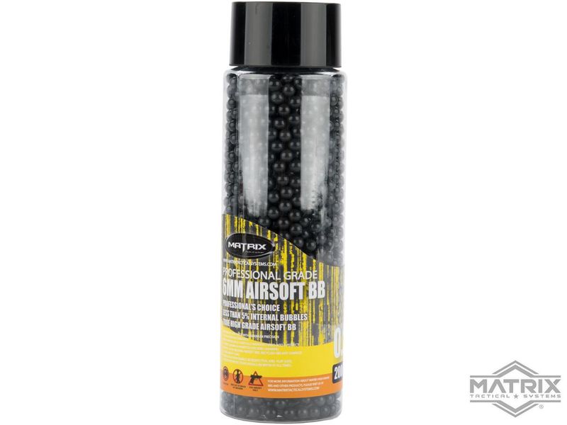 Matrix Match Grade &quot;Invisible&quot; 6mm High Performance BBs (Weight: .28g / 2000 Rounds)