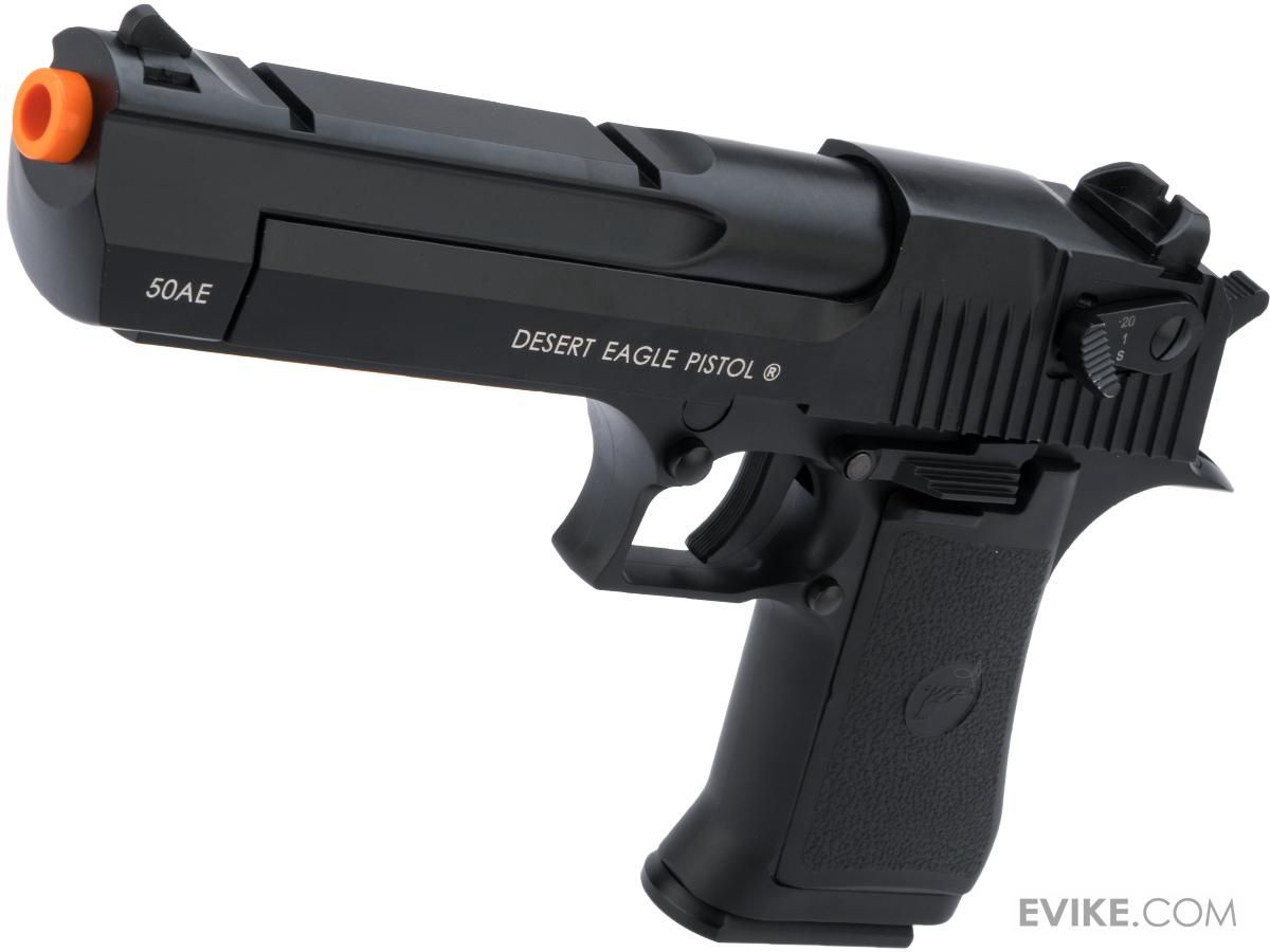 Cybergun Magnum Research Licensed Select Fire Desert Eagle CO2 Gas Blowback Airsoft Pistol by KWC, Color: Black