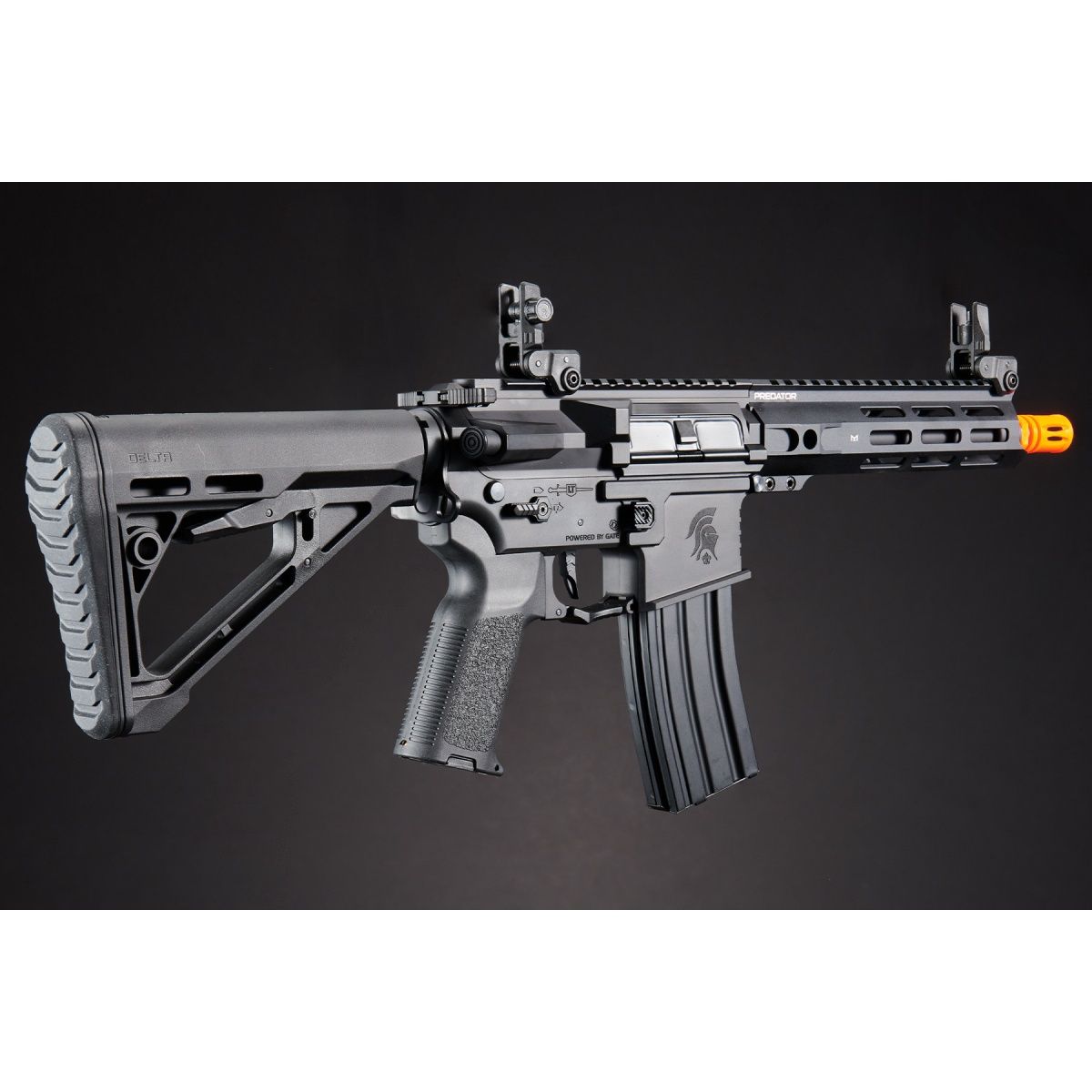 Lancer Tactical Gen 4 Predator 8&quot; CQB AEG w/ Aster II Bluetooth ETU - (Black)