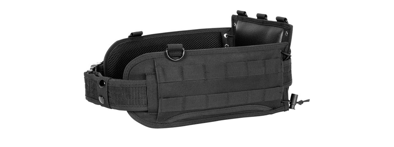 NcStar Low-Profile MOLLE Battle Belt w/ QD Combat Belt - BLACK