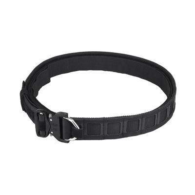 Lancer Tactical Special Combat Belt with Cobra Buckle (Color: Black)