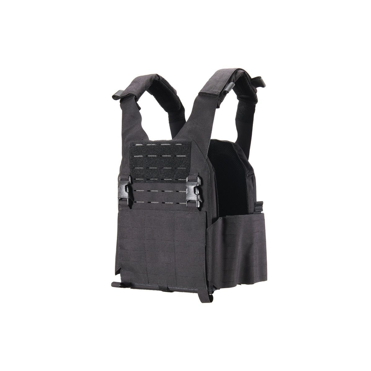 Code 11 Laser Cut Plate Carrier, Color: Black