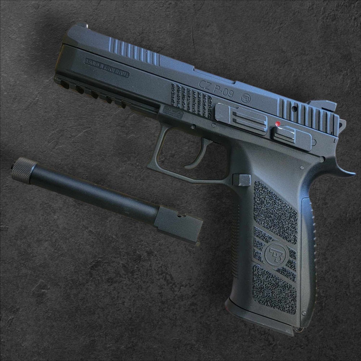 Used ASG CZ P-09 Licensed Airsoft GBB Gas Blowback Pistol
