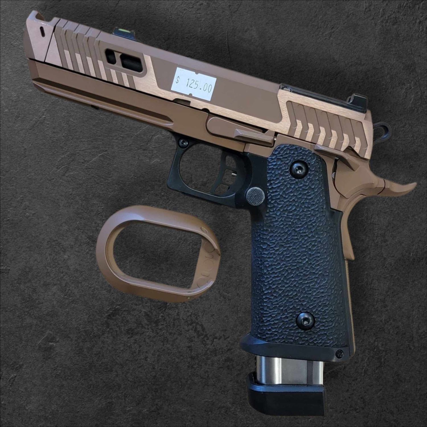 Used KLI Sahara Viper CO2 GBB Pistol W/ 3PC Adapter Plates - (Bronze)