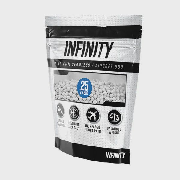 Valken Infinity 0.25g BIO 4,000 ct Airsoft BBs White