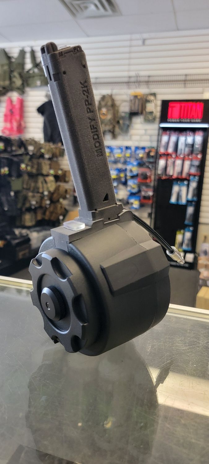 Used TAPP Airsoft PP-2K HPA Drum Magazine