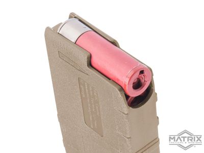 Matrix AR15 Magazine Shaped Shotgun Shell Quick Holder (Color: Tan / Holder Only)