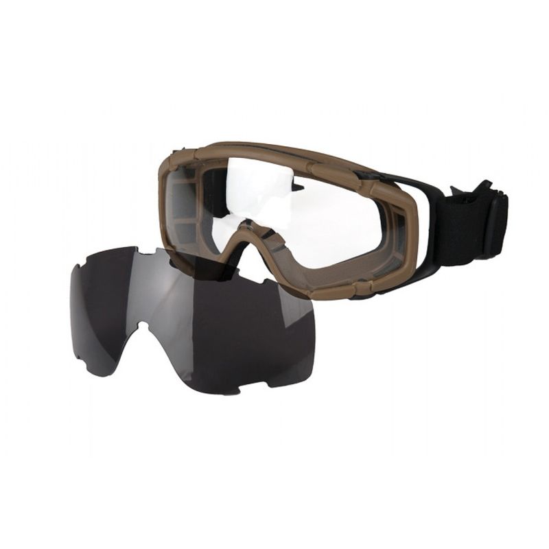 Lancer / UKArms Helmet Mounted Goggles - Tan