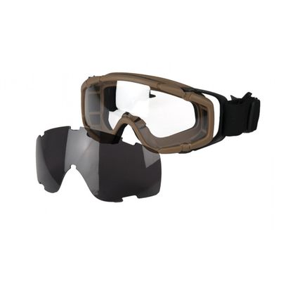 Lancer / UKArms Helmet Mounted Goggles - Tan