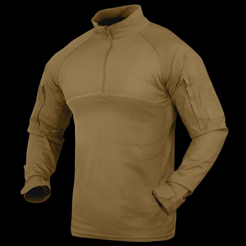 Condor Long Sleeve Combat Shirt, Color: Tan, Size: Medium