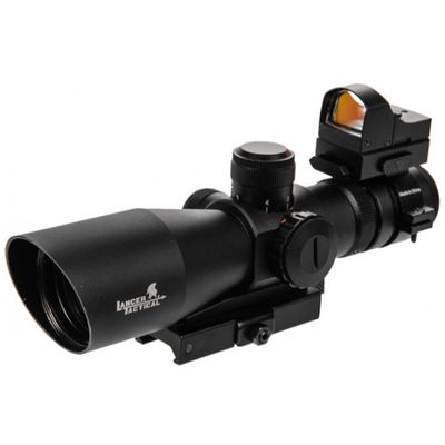 Lancer Tactical 3-9X Red &amp; Green Long Range Scope w/ Red Dot Sight