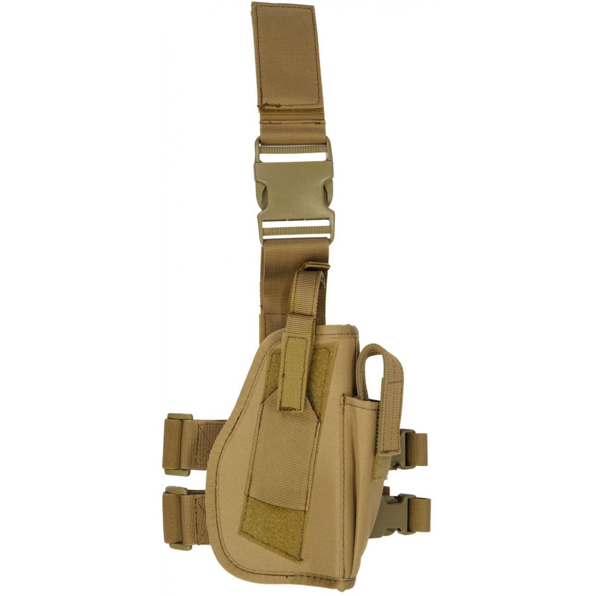 Lancer Tactical Airsoft Drop Leg Nylon Holster Accessory (Color: Tan)
