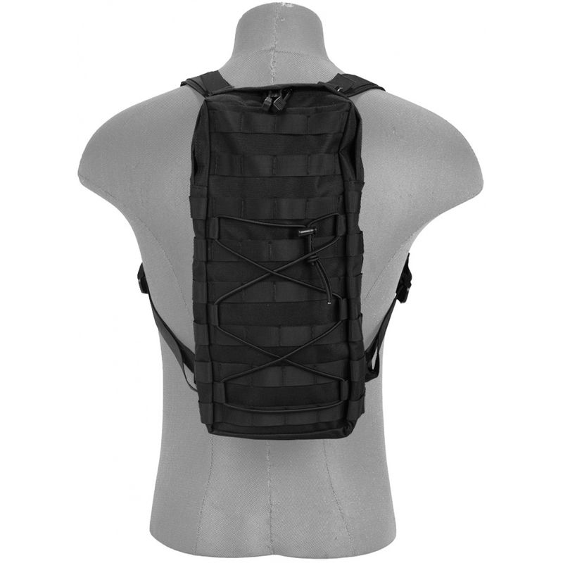 Lancer Tactical MOLLE Hydration Backpack (Nylon) - BLACK