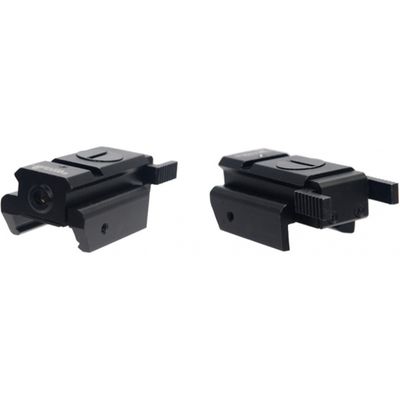 Lancer Tactical Airsoft Low Red Laser Dot Sight - BLACK