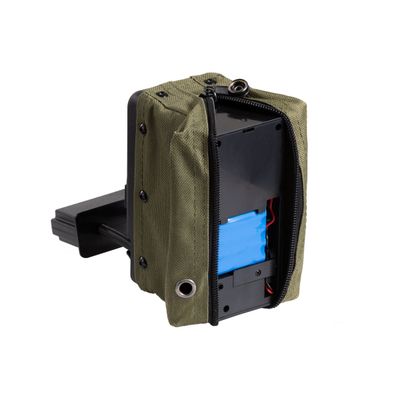 Atlas Custom Works Electric Winding 1500 Round Box Magazine for Airsoft M249 Series AEG - Ranger Green