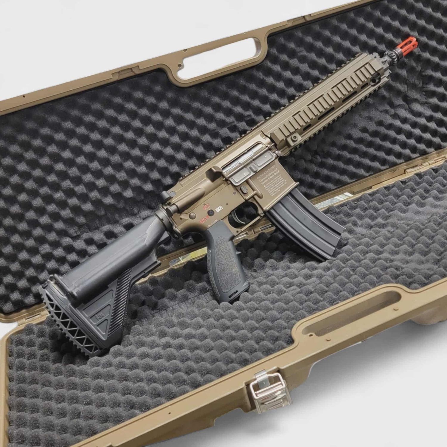 Used - Limited Edition H&amp;K Licensed HK416D CQB Elite Full Metal Airsoft AEG Rifle by VFC / Elite Force - Bronze