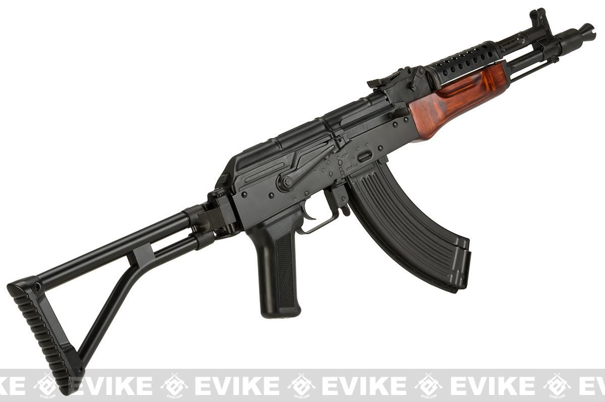 LCT G04 AK Airsoft Full Metal AK G-04 NV Airsoft AEG Rifle w/ Real Wood Furniture and Side Folding Stock