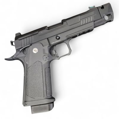 Used ARCTURUS Vanguard 4.3&quot; Airsoft Hi-Capa Gas Blowback Pistol (Model: Optics Ready Slide &amp; Compensator / Black)