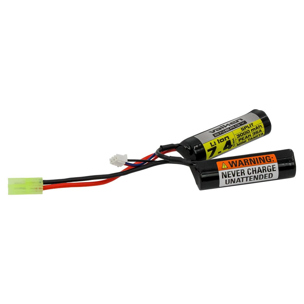 Valken Energy Li-Ion 7.4v Battery 3000mAh, Battery Connector: Tamiya