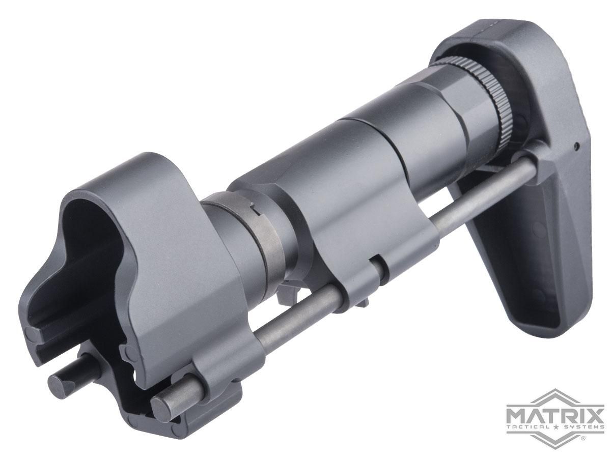 Matrix Adjustable PDW Retractable Stock for MP5K Airsoft AEGs - Black