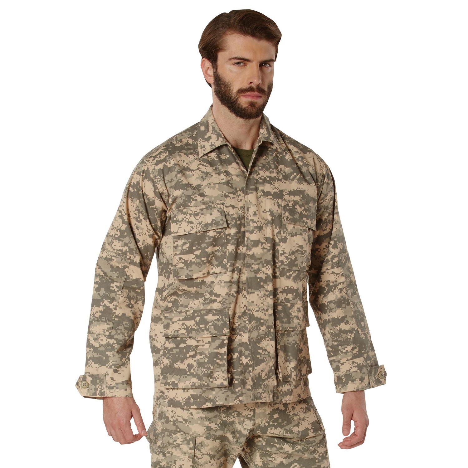 Rothco Digital Camo BDU Shirt, Color: ACU, Size: XS