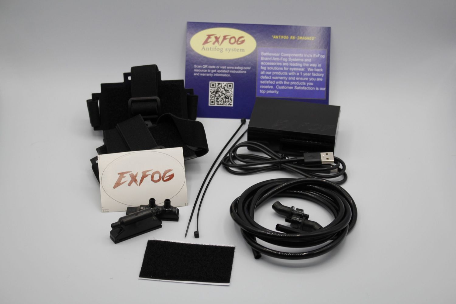 ExFog Anti-Fog Fan System for Goggles &amp; Eye Pro, Model: Standard Kit