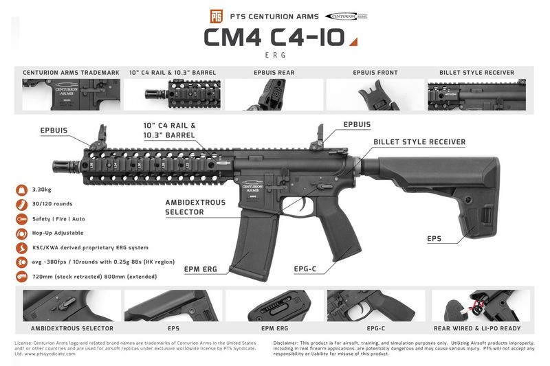 PTS Centurion Arms CM4 ERG