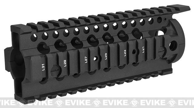 Daniel Defense Licensed Omega Rail System for Airsoft AEG by Madbull (Color: Black / 7")