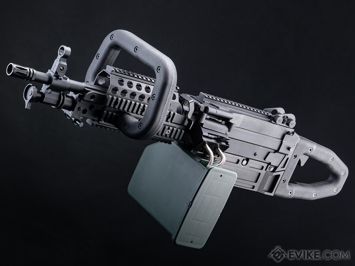 Mugen Fire Class I Custom ChainSAW Zombie Killer M249 Airsoft Machine Gun, Model: MK46