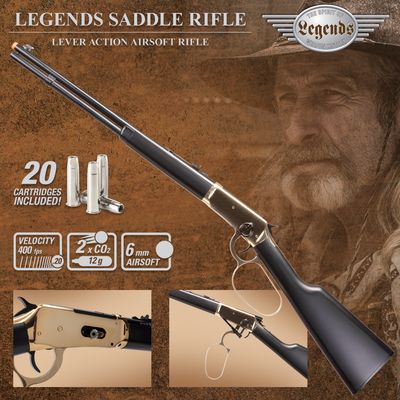 Legends Saddle Gun - Gold/Blk Limited Edition