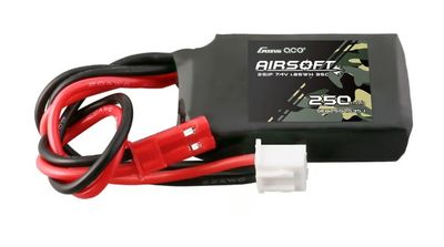 Gens Ace - LIPO Battery 250mAh 2S 35C 7.4V JST