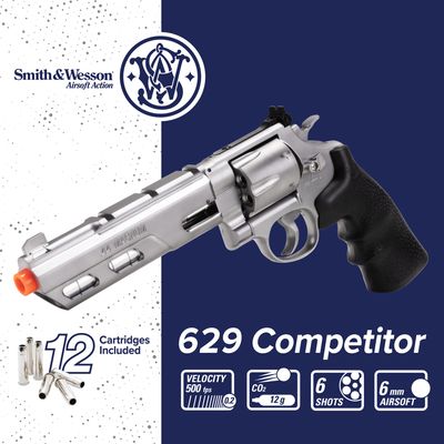 S&amp;W 629 Competitor 6" Revolver - CHROME