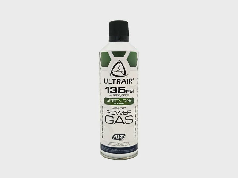 ULTRAIR Green Gas Can -8.5oz Bottle with Silicon
