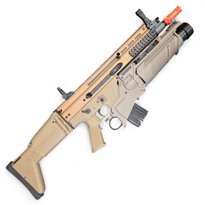 Used CYMA FN SCAR-L with EGLM Grenade Launcher