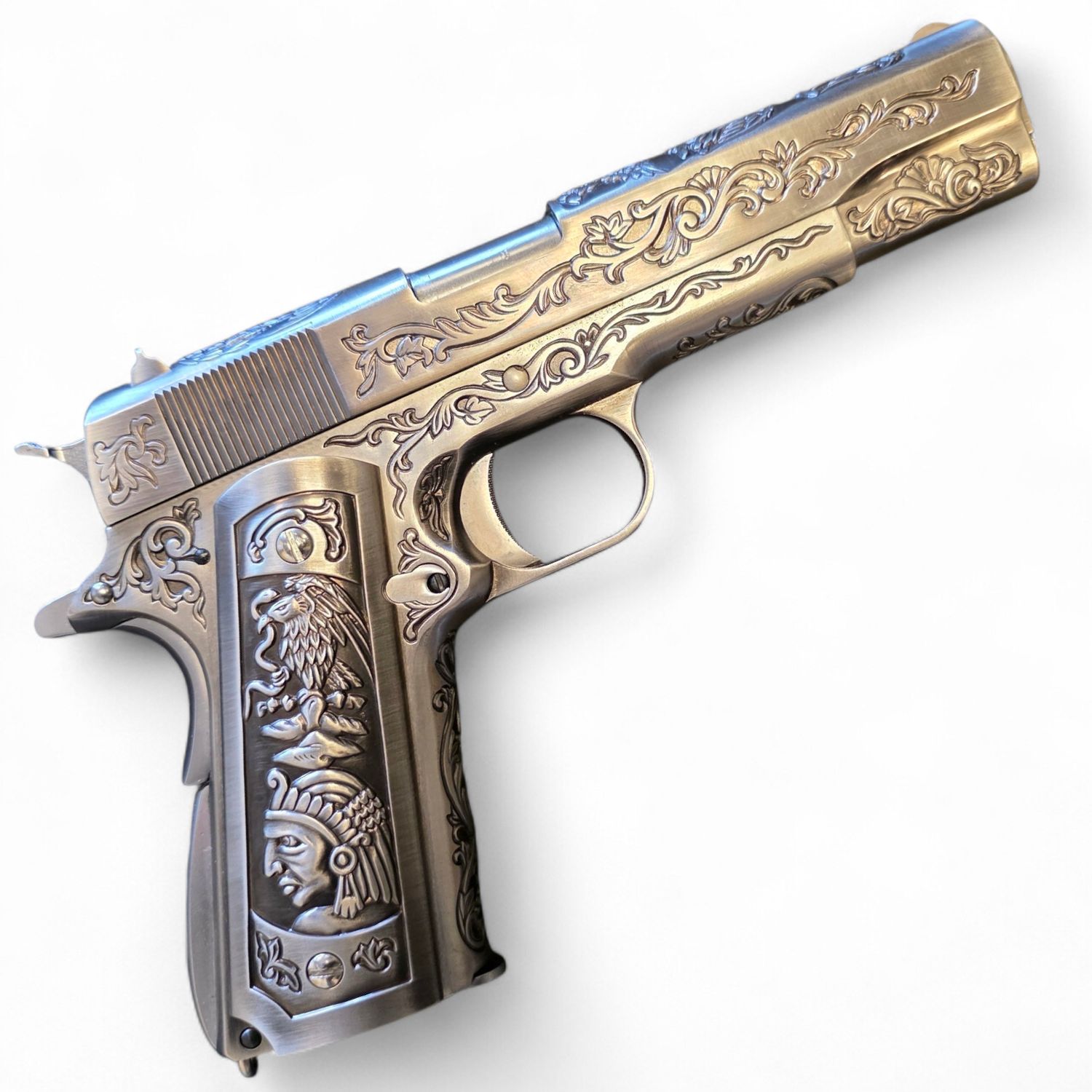 Used WE-Tech Heavy Weight Filigree 1911 Gas Blowback Airsoft Pistol