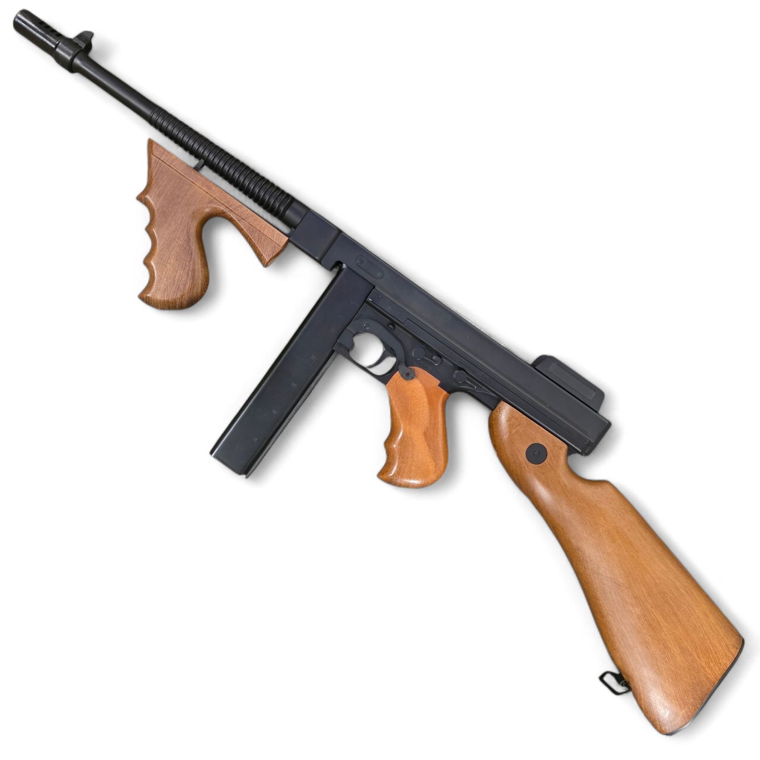 Used Cybergun Licensed Thompson 1928 "Chicago Typewriter" Airsoft AEG Rifle w/ Imitation Wood Furniture
