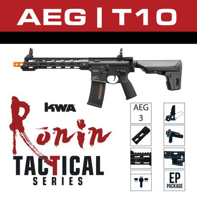 KWA T10 Mod 1 w /2.5+ GEARBOX - BLK