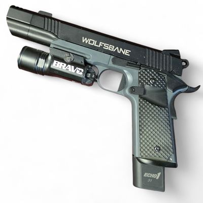 Used Echo1 Wolfsbane 1911 w/ Bravo STL800 Flashlight (Leaking Magazine)