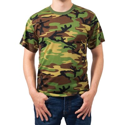 Rothco Moisture Wicking T-Shirt (Woodland)