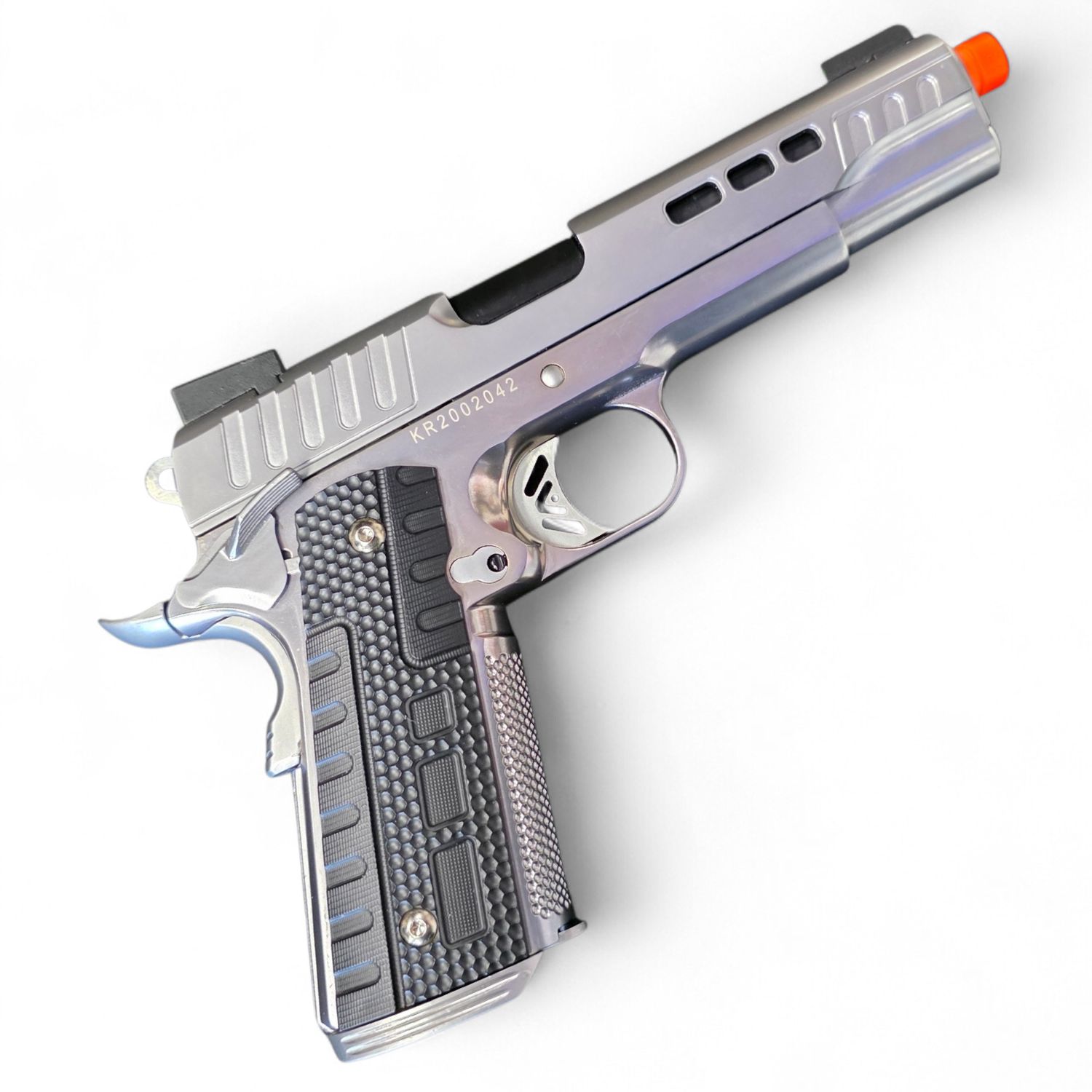 Used Ascend Airsoft KP1911 Custom Gas Blowback Airsoft Pistol - Silver | Pre-Owned