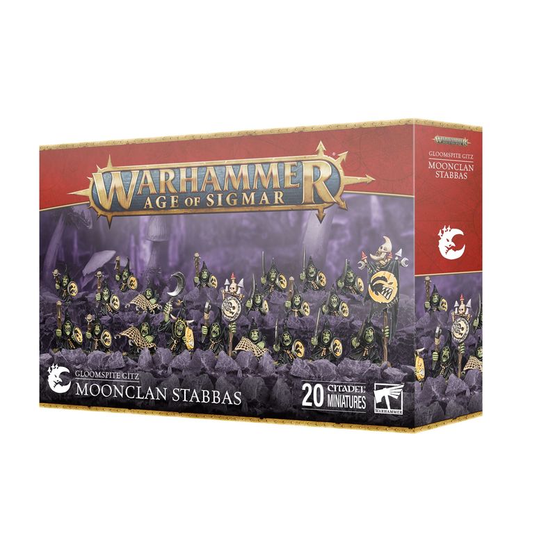 Warhammer Age of Sigmar - GLOOMSPITE GITZ: MOONCLAN STABBAS