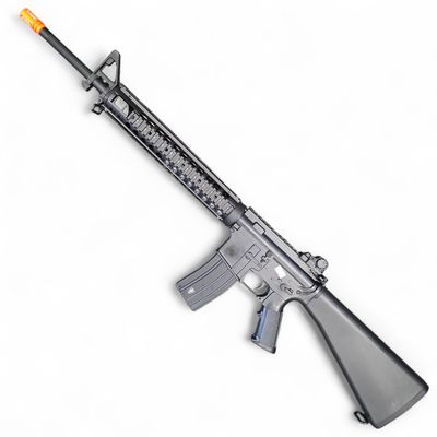 Used Atlas Custom Works Airsoft Full Length M16 AEG Rifle w/ Full Metal Gearbox (Color: Black)